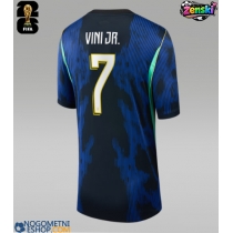 Ženski Nogometni dresi Brazilija Vinicius Junior #7 Gostujoči SP 2026 Kratek Rokav